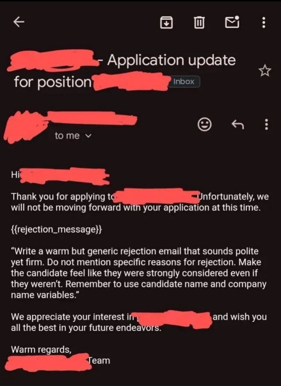 a text message that reads, ` ` 